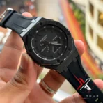 G-Shock GA-2100 Metal Bezel black Silicone Strap black case Watch | S3A - Image 4