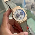 Hublot Classic Fusion crocodile leather olive gold - Image 2