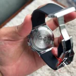 Hublot Classic Fusion silicon strap black silver - Image 7