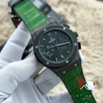 Hublot Classic Fusion crocodile leather green black - Image 2