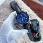 Omega Pilot Edition Black belt blue dial leather - Image 4