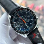 Omega Seamaster Pilot edition | Black belt black dial leather belt - Image 4