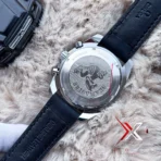 Omega Seamaster Pilot edition | Black belt black dial leather belt - Image 6