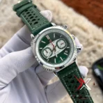 Breitling Top Time Zorro Perforated green Strap green dial Watch - Image 2