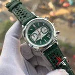 Breitling Top Time Zorro Perforated green Strap green dial Watch - Image 5