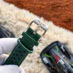 Breitling Top Time Zorro Perforated green Strap green dial Watch - Image 4