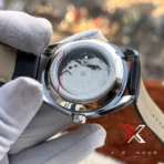 Seiko Prospex Alpinist Automatic black Leather yellow dial Watch - Image 6