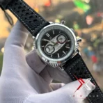 Breitling Top Time Zorro Perforated black Strap black dial Watch - Image 7