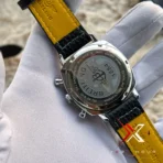 Breitling Top Time Zorro Perforated black Strap black dial Watch - Image 5