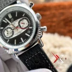 Breitling Top Time Zorro Perforated black Strap black dial Watch - Image 4