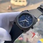 Bvlgari Octo Finissimo Black Strap black case Blue dial Watch - Image 3