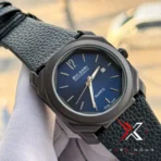 Bvlgari Octo Finissimo Black Strap black case Blue dial Watch - Image 2