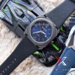 Bvlgari Octo Finissimo Black Strap black case Blue dial Watch - Image 5