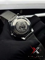 Omega 007 Jmaes Bond Edition Mesh Strap Green dial Watch free nato strap - Image 6