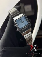 CASIO VINTAGE AQ-800 ANALOG-DIGITAL BLUE - Image 2