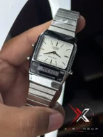 CASIO VINTAGE AQ-800 ANALOG-DIGITAL WHITE - Image 2