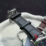 Patek Inspired Plain Chronograph Watch – Premium Design | 2A ( Full Black ) - Image 5