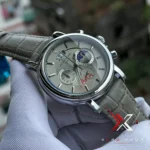 Patek Inspired Plain Chronograph Watch – Premium Design | 2A ( Grey ) - Image 2