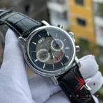 Patek Inspired Plain Chronograph Watch – Premium Design | 2A ( Full Black ) - Image 4