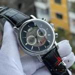 Patek Inspired Plain Chronograph Watch – Premium Design | 2A ( Full Black ) - Image 4