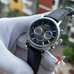 Patek Inspired Plain Chronograph Watch – Premium Design | 2A ( Full Black ) - Image 3