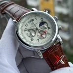 Patek Inspired Tachometer Chronograph Watch – Premium Design | 2A ( Brown )