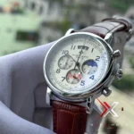 Patek Inspired Tachometer Chronograph Watch – Premium Design | 2A ( Brown ) - Image 3