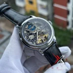 Patek Inspired Skeleton High End Watch – Premium Design | Automatic Black Silver - Image 5
