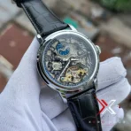 Patek Inspired Skeleton High End Watch – Premium Design | Automatic Black Silver