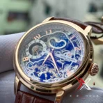 Patek Inspired Skeleton High End Watch – Premium Design | Automatic Brown Gold - Image 2