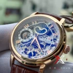 Patek Inspired Skeleton High End Watch – Premium Design | Automatic Brown Gold - Image 2