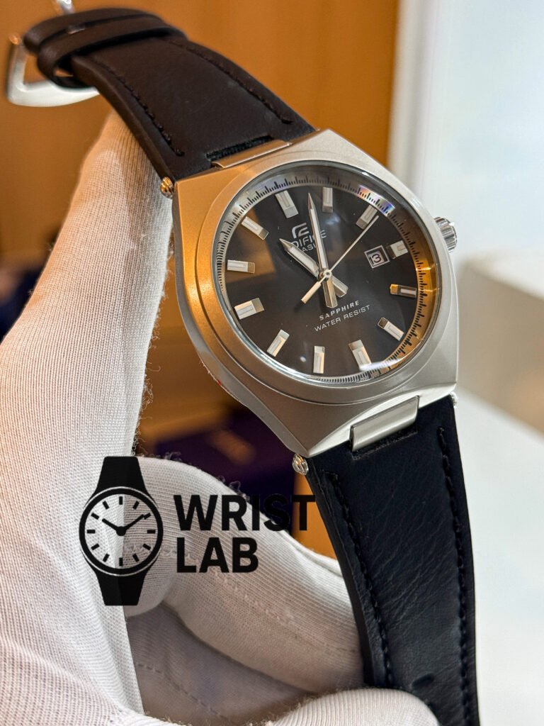 Edifice Elite Black Belt Silver Case