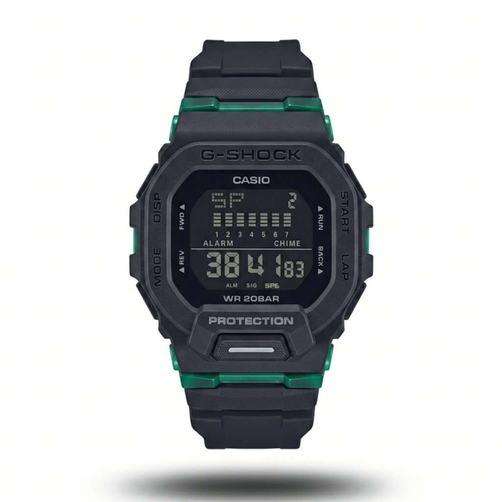 Casio Style G Shock G Squad Gbd 200 Black And Green Edition