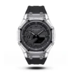 G-Shock GA-2100 Transparent Case black dial black strap Watch | AA Grade Inspired