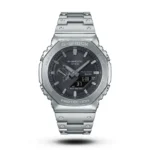 Casio G-Shock Full Metal silver case black dial black digit Watch | Semi AAA Grade Inspired