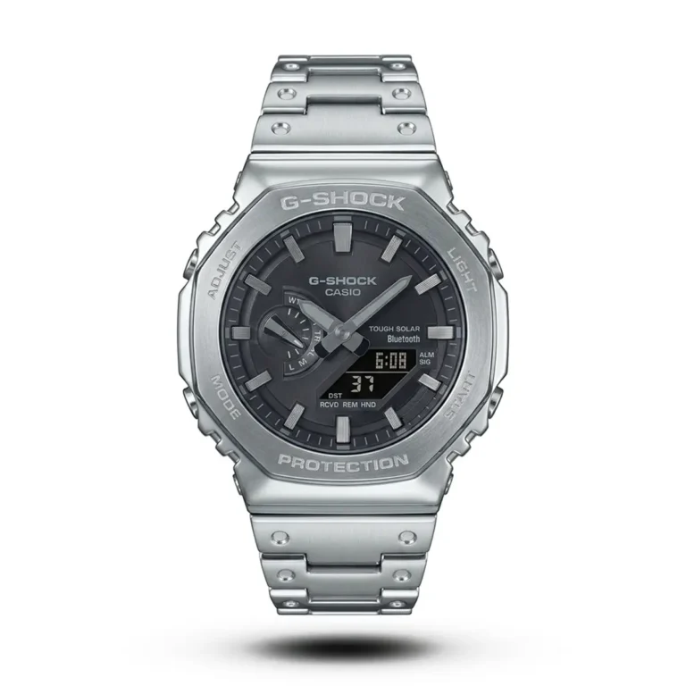 Casio G-Shock Full Metal silver case black dial black digit Watch | Semi AAA Grade Inspired