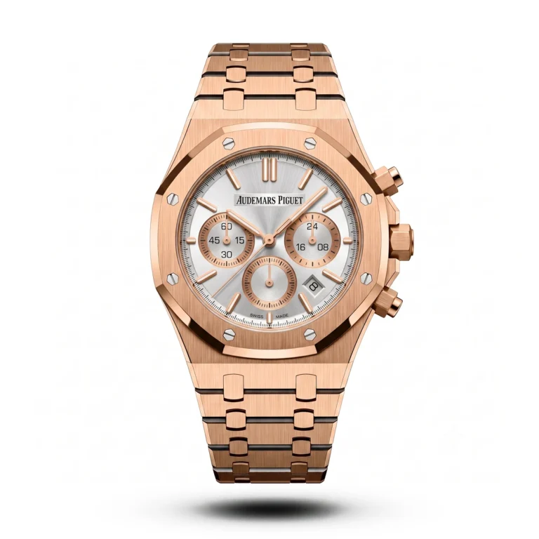 AP Royal Oak Chrono rose gold tone champaign dial Watch | AA Grade Inspired