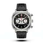 Breitling Top Time Zorro Perforated black Strap black dial Watch