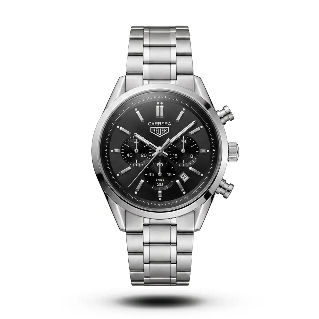 TAG Heuer Carrera Chronograph Heritage black dial Watch | AA Grade Inspired