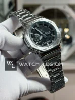 Casio G-Shock Full Metal silver case black dial black digit Watch | Semi AAA Grade Inspired