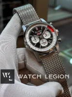 Breitling Top Time Mesh Strap Men's black dial Watch | AA Grade Inspired