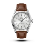 Omega Seamaster Aqua Terra white Wave brown Strap Watch | AA Grade Inspired
