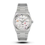 Tissot PRX Custom Splatter white Dial Steel Watch | AA Grade Inspired