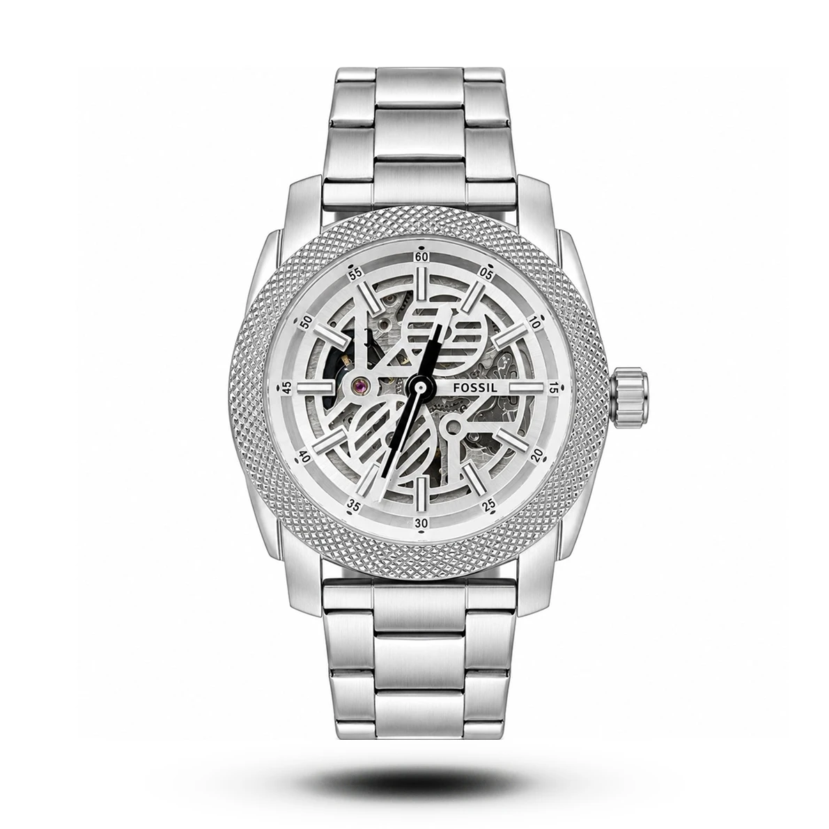 product-2d61f621-87a7-4489-806e-5700cf8435b0.webp Fossil Machine Skeleton Dial full silver Watch | AA Grade Inspired