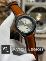 Fossil Octagon mustard Leather grey dial Watch | AA Grade Inspired