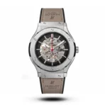 Hublot Classic Fusion mustard trap Strap silver case sikver bezel Watch | AA Grade Inspired