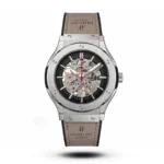 Hublot Classic Fusion mustard trap Strap silver case sikver bezel Watch | AA Grade Inspired