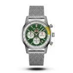 Breitling Top Time Mesh Strap Men's green dial Watch | AA Grade Inspired