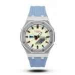 G-Shock GA-2100 Metal Bezel tiffany Silicone Strap Watch | Semi AAA Grade Inspired
