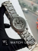 Fossil Machine Skeleton Dial full silver Watch | AA Grade Inspired